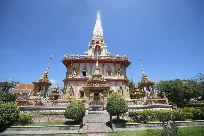 Framed Print : Wat Chalong, Phuket, Thailand