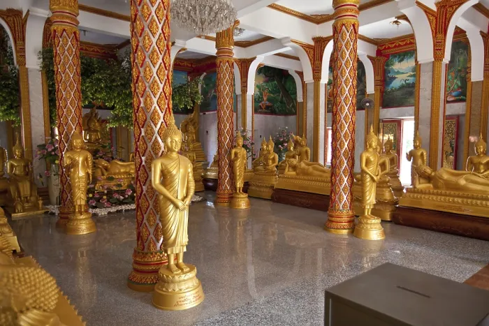 Framed Print : Wat Chalong temple, the largest and most prominent of the 29 Buddhist temples on the island of Phuket