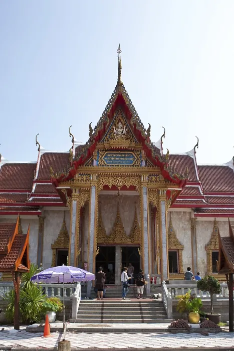 Framed Print : Wat Chalong temple, the largest and most prominent of the 29 Buddhist temples on the island of Phuket