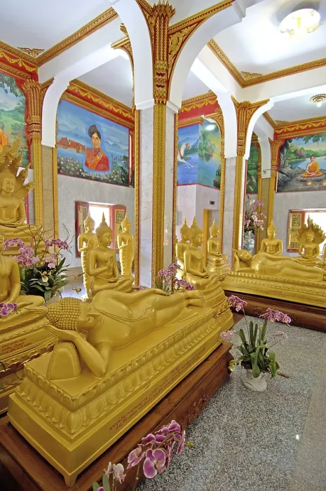 Framed Print : Wat chalong temple in phuket, thailand