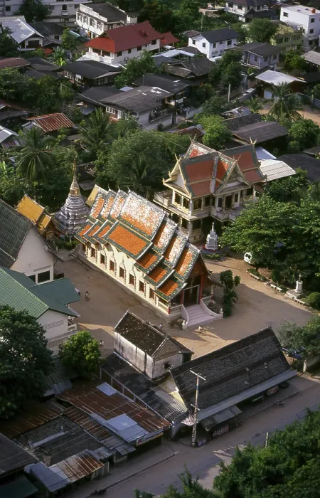 Framed Print : Wat Chang Kong was constructed by a community of Thai Yuan (Tai Yuan)