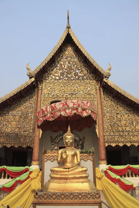 Framed Print : Wat Chiang Man at Chiang Mai, Thailand