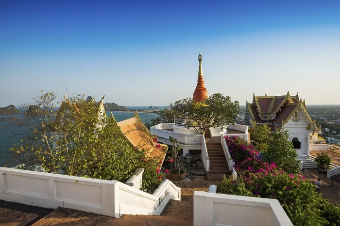 Framed Print : Wat Khao Chong Krachok, Prachuap Khiri Khan