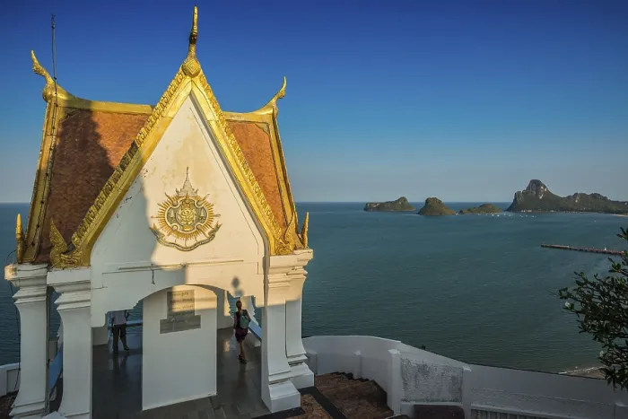 Framed Print : Wat Khao Chong Krachok, Prachuap Khiri Khan