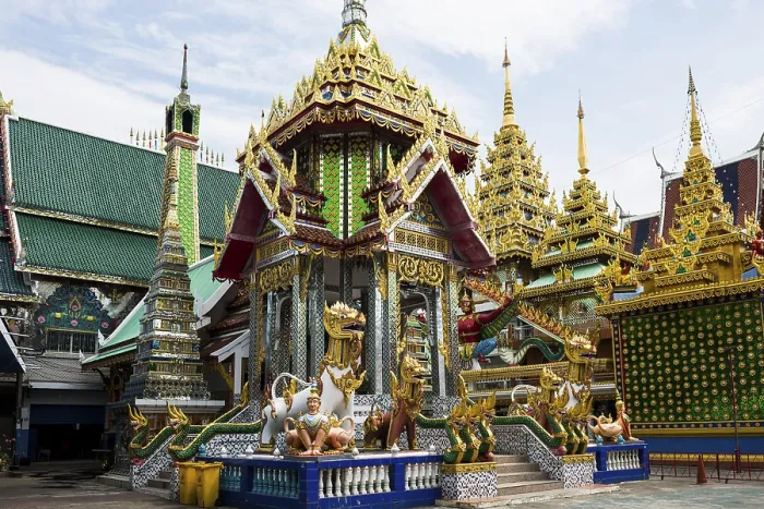 Framed Print : Wat Khun Chan, Thonburi, Bangkok, Thailand, Asia