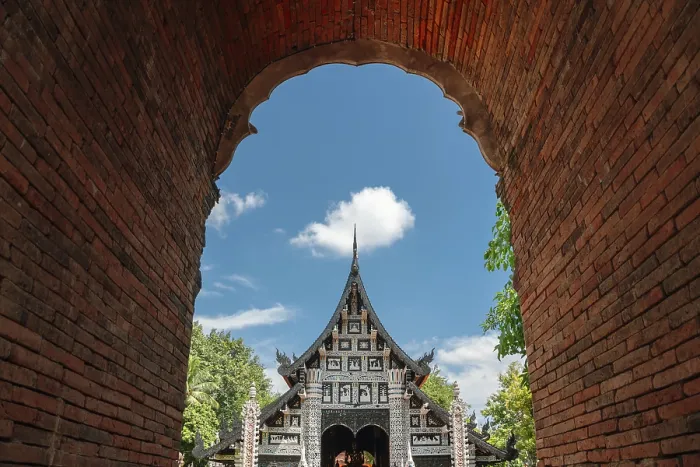 Framed Print : Wat Lok Molee temple in Chiang Mai, Thailand