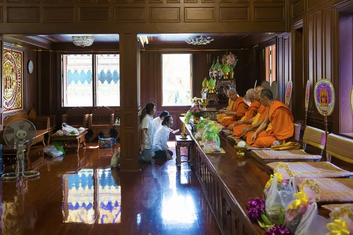Framed Print : Wat Paknam Phasi Charoen, Thonburi