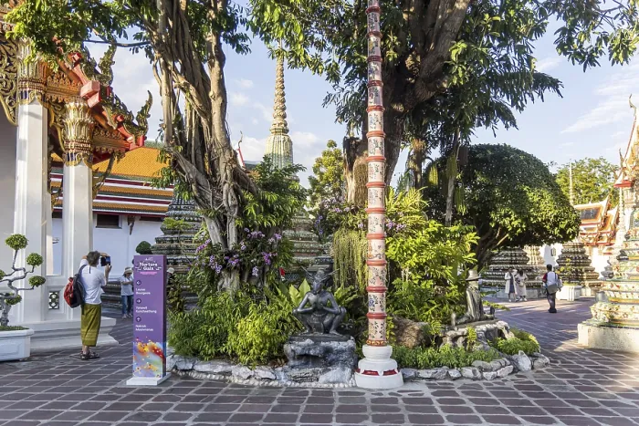 Framed Print : Wat Pho Temple is Bangkok's oldest Buddhist monastery near the Grand Palace