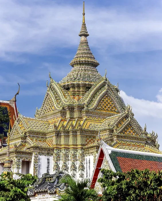 Framed Print : Wat Pho Temple, Phra Mondop library