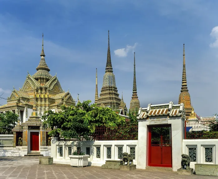 Framed Print : Wat Pho Temple, Phra Mondop library
