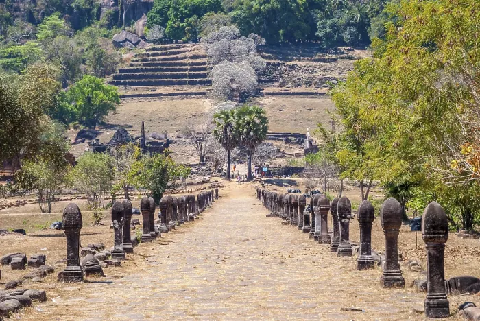 Framed Print : Wat Phou temple in Southern Laos Framed Print : Wat Phou temple in Southern Laos