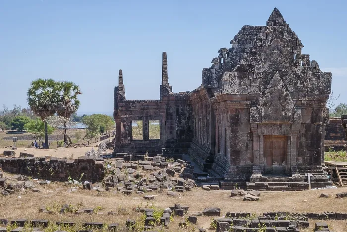 Framed Print : Wat Phou temple in Southern Laos