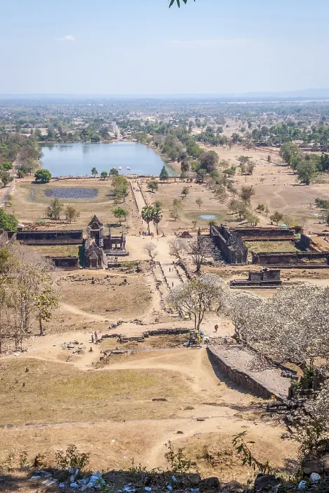 Framed Print : Wat Phou temple in Southern Laos