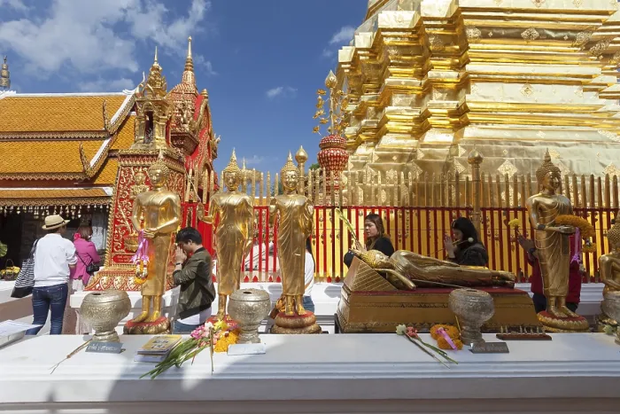 Framed Print : Wat Phra That Doi Suthep temple Framed Print : Wat Phra That Doi Suthep temple