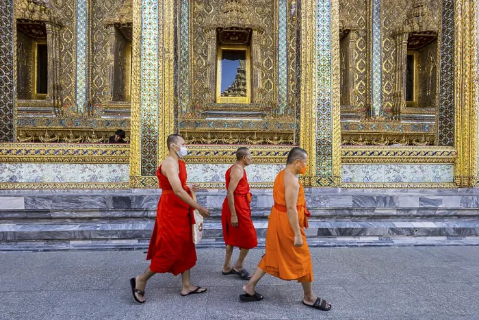 Framed Print : Wat Phra Kaeo temple, royal palace