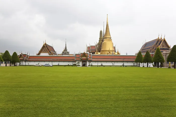 Framed Print : Wat phra kaew, bangkok, thailand