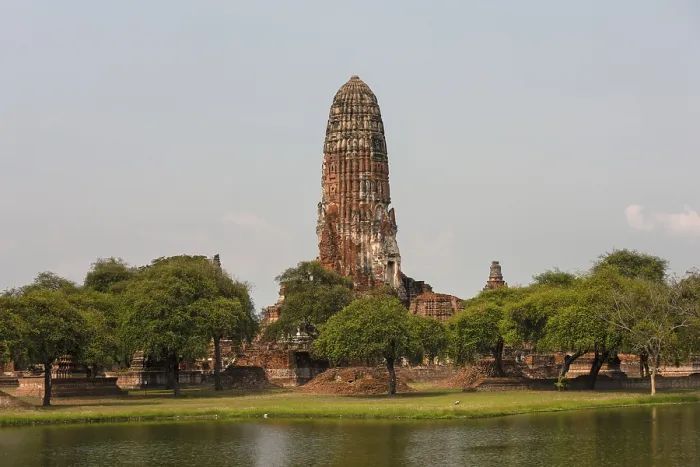 Framed Print : Wat Phra Ram, Prang, Ayutthaya, Thailand, Asia