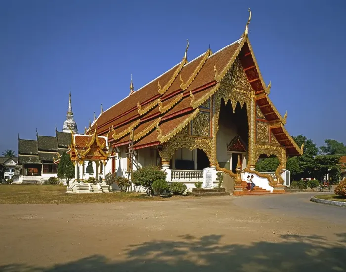 Framed Print : Wat Phra Sing, Chiangmai, Thailand, Asia