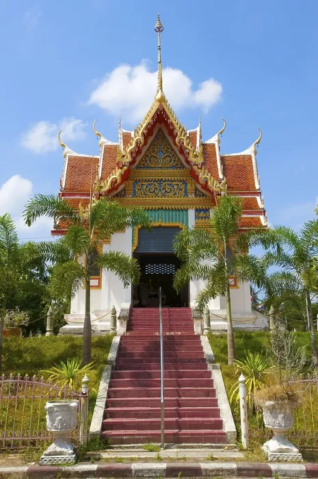 Framed Print : Wat Phra Tong Temple in Thalang