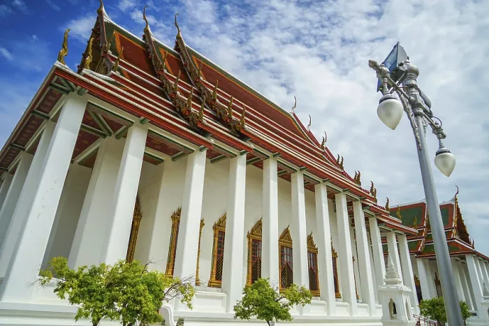 Framed Print : Wat Rachanadaramu Rohapurasato (Bangkok)