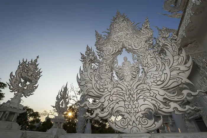 Framed Print : Wat Rong Khun Temple or White Temple