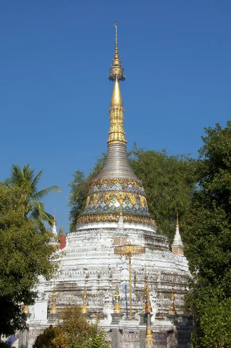 Framed Print : Wat Saen Fang was originally constructed in the 14th century