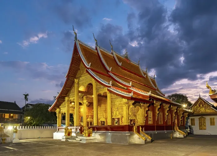 Framed Print : Wat Sensoukharam, Luang Prabang, Laos, Asia