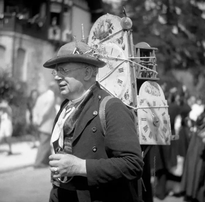 Framed Print : Watch seller, man with watches, ca