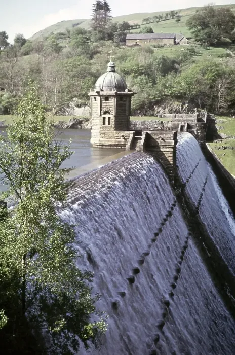 Framed Print : Water flowing over the dam wall from the reservoir, Pen y Garreg, Elan Valley, Rhayader, Powys, Wales, UK 1959 Framed Print : Water flowing over the dam wall from the reservoir, Pen y Garreg, Elan Valley, Rhayader, Powys, Wales, UK 1959
