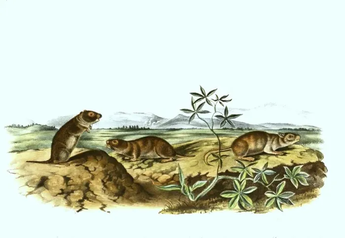 Framed Print : Water voles, Arvicola, are a genus of voles