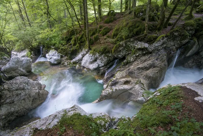 Framed Print : Watercourse of the Lepenjica, Cascades Framed Print : Watercourse of the Lepenjica, Cascades