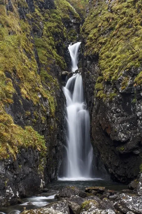 Framed Print : Waterfall, Dovrefjell-Sunndalsfjella National Park