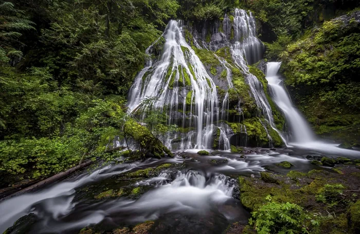 Framed Print : Waterfall, Panther Creek Falls Framed Print : Waterfall, Panther Creek Falls