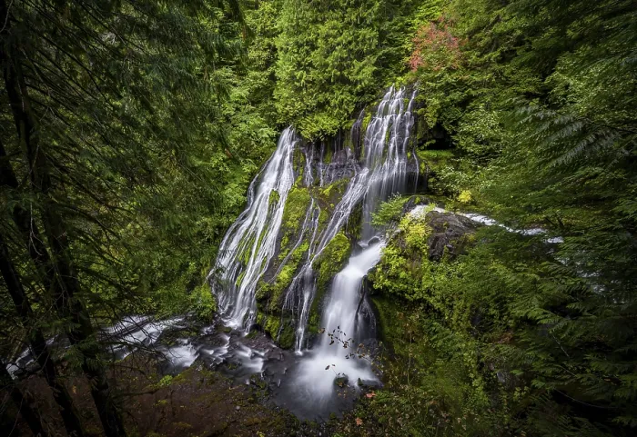 Framed Print : Waterfall, Panther Creek Falls Framed Print : Waterfall, Panther Creek Falls