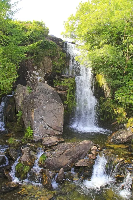 Framed Print : Waterfall at Tanygrisiau, near Blaenau Ffestiniog
