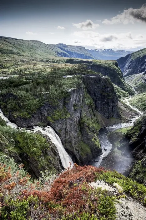 Framed Print : Waterfall, Voringfossen, Hardangervidda