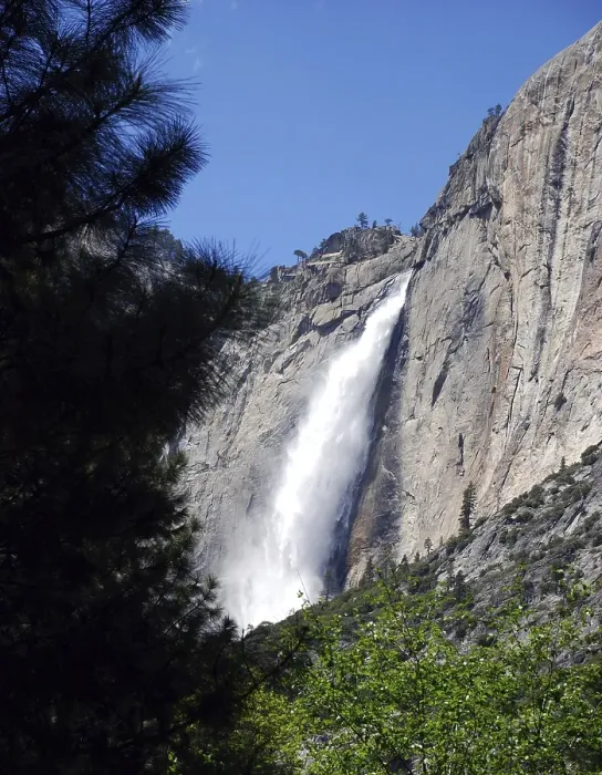Framed Print : Waterfall, World Heritage Site 1984, Yosemite National park, California, USA United States of America Framed Print : Waterfall, World Heritage Site 1984, Yosemite National park, California, USA United States of America