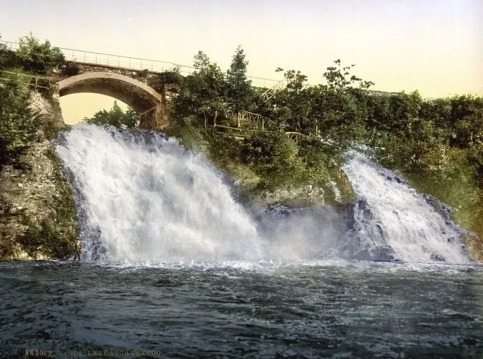 Framed Print : The Waterfalls of Coo, Spa, Belgium