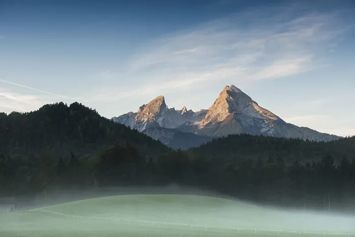 Framed Print : Watzmann, sunrise, Berchtesgadener Land