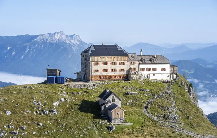 Framed Print : Watzmannhaus, Alpine Club hut on the Watzmann crossing