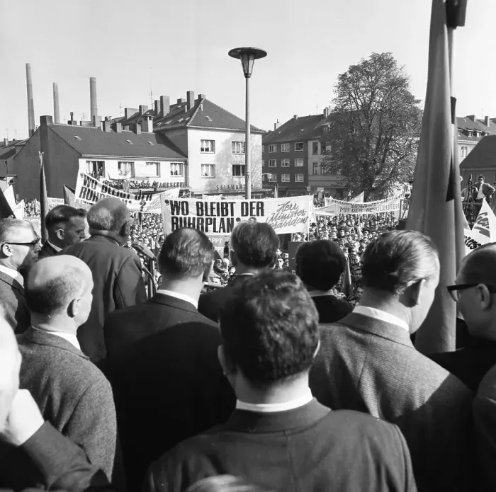 Framed Print : A wave of outrage swept the Ruhr area when the Hansa mine was closed Framed Print : A wave of outrage swept the Ruhr area when the Hansa mine was closed