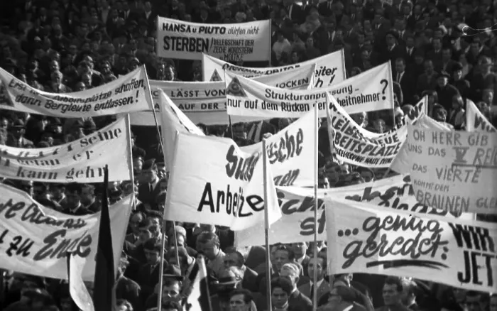 Framed Print : A wave of outrage swept the Ruhr area when the Hansa mine was closed Framed Print : A wave of outrage swept the Ruhr area when the Hansa mine was closed