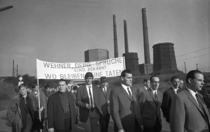 Framed Print : A wave of outrage swept the Ruhr area when the Hansa mine was closed Framed Print : A wave of outrage swept the Ruhr area when the Hansa mine was closed
