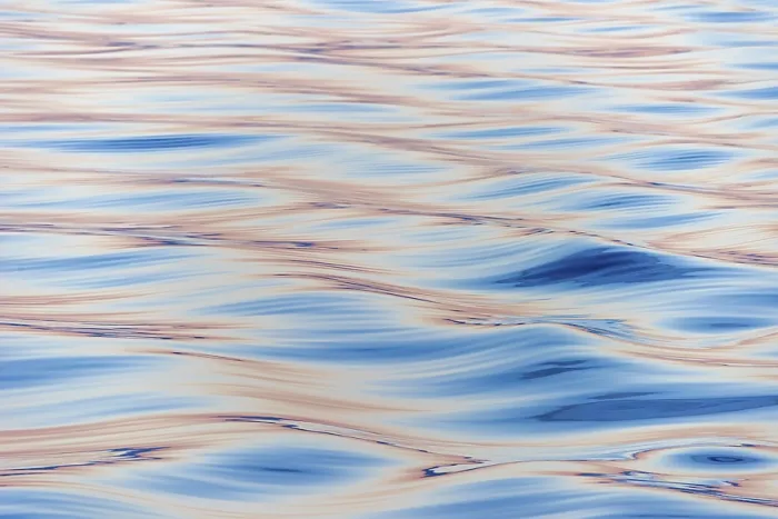 Framed Print : Waves in the evening light, sea