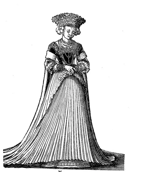 Framed Print : A wealthy bride of high standing at Nuremberg