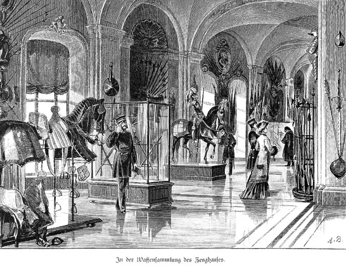 Framed Print : Weapons collection in the armoury