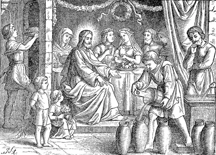 Framed Print : The Wedding at Cana, Biblical Scene