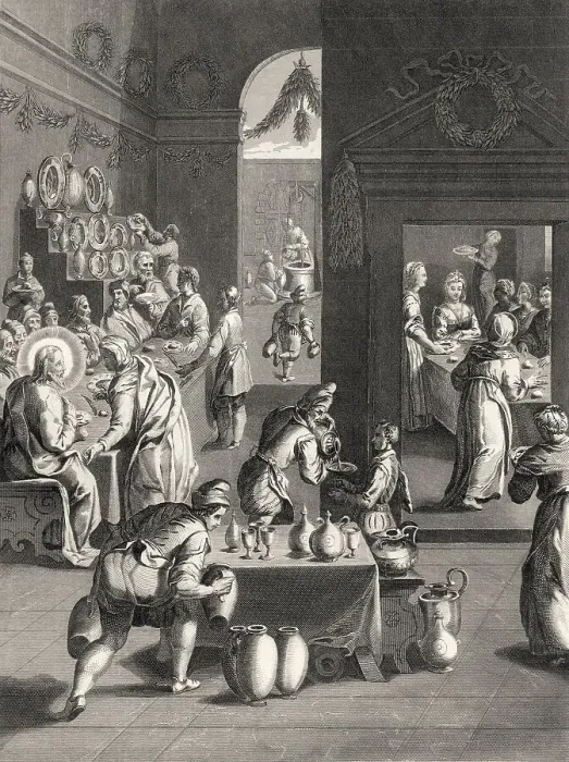 Framed Print : The wedding in Cana of Galilee