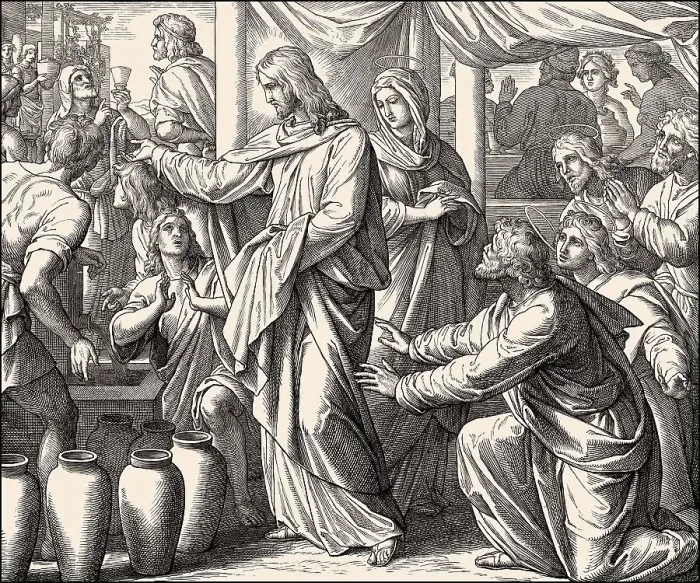 Framed Print : Wedding at Cana, New Testament Framed Print : Wedding at Cana, New Testament