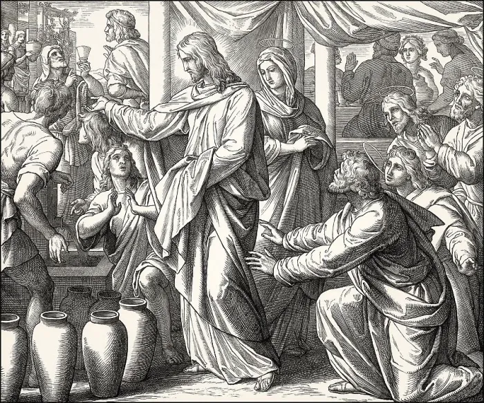 Framed Print : Wedding at Cana, New Testament Framed Print : Wedding at Cana, New Testament